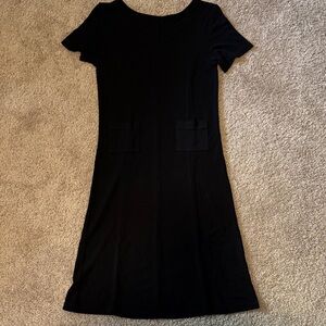DKNY Elegant Black Mini Dress